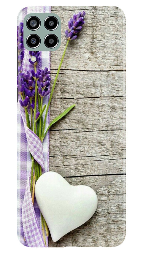 White Heart Mobile Back Case for Samsung Galaxy M33 5G (Design - 260) White Heart Case for Samsung Galaxy M33 5G (Design No. 260)