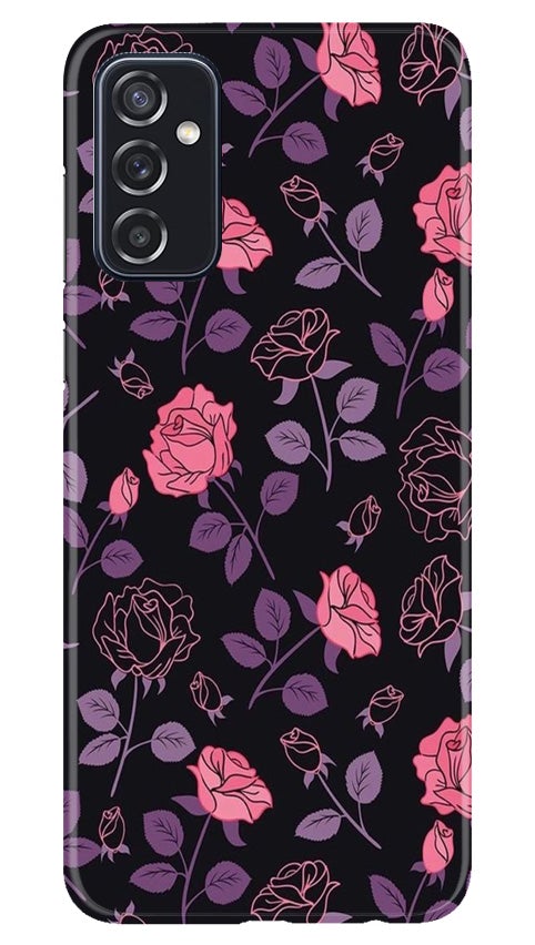 Rose Pattern Mobile Back Case for Samsung Galaxy M52 5G (Design - 2) Rose Pattern Case for Samsung Galaxy M52 5G