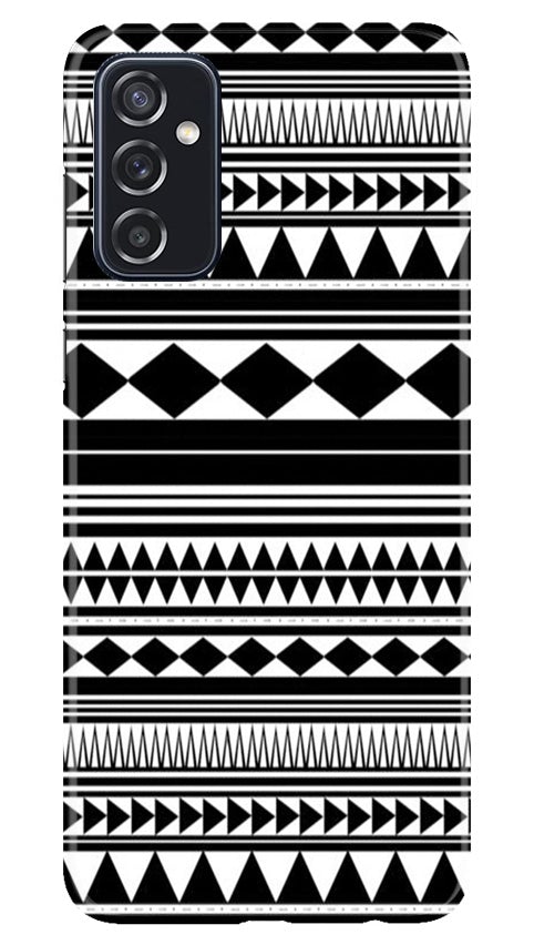 Black white Pattern Mobile Back Case for Samsung Galaxy M52 5G (Design - 5) Black white Pattern Case for Samsung Galaxy M52 5G