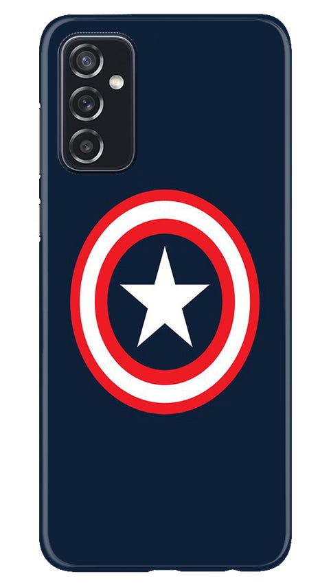 Captain America Mobile Back Case for Samsung Galaxy M52 5G (Design - 42) Captain America Case for Samsung Galaxy M52 5G