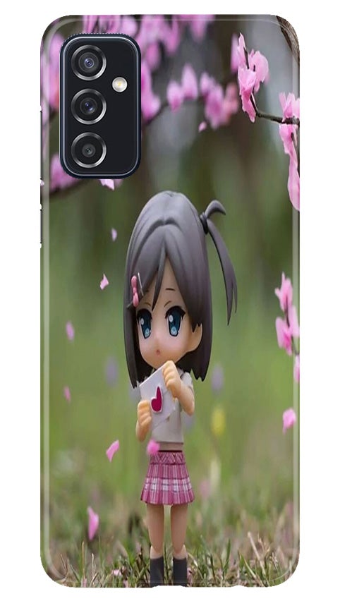 Cute Girl Mobile Back Case for Samsung Galaxy M52 5G (Design - 92) Cute Girl Case for Samsung Galaxy M52 5G