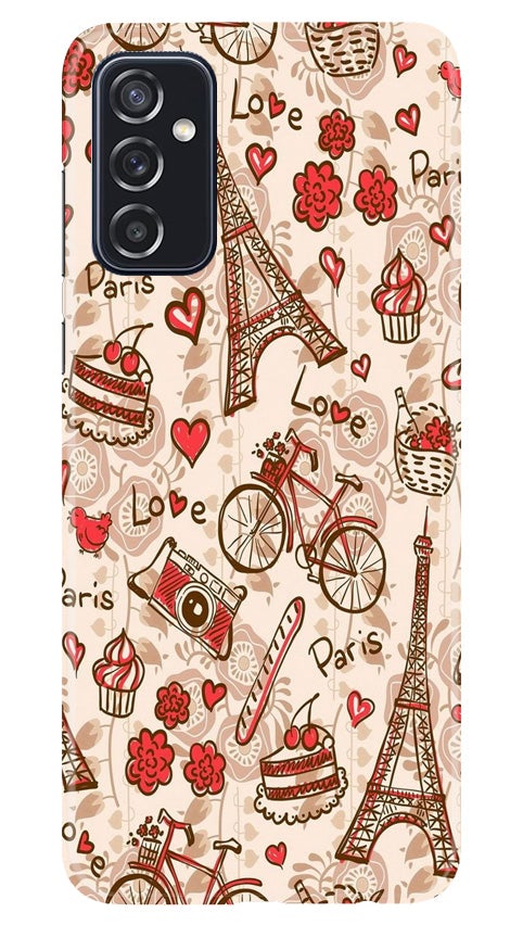 Love Paris Mobile Back Case for Samsung Galaxy M52 5G (Design - 103) Love Paris Case for Samsung Galaxy M52 5G (Design - 103)
