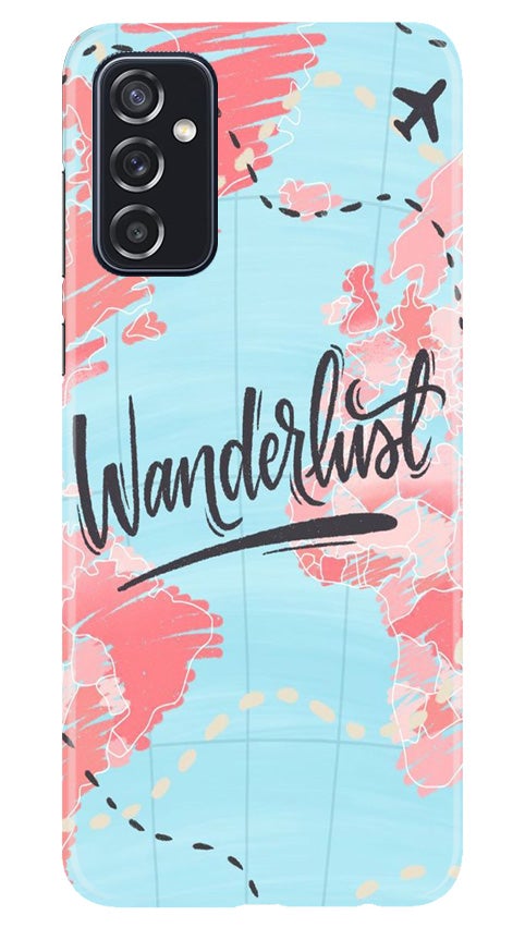 Wonderlust Travel Mobile Back Case for Samsung Galaxy M52 5G (Design - 223) Wonderlust Travel Case for Samsung Galaxy M52 5G (Design No. 223)