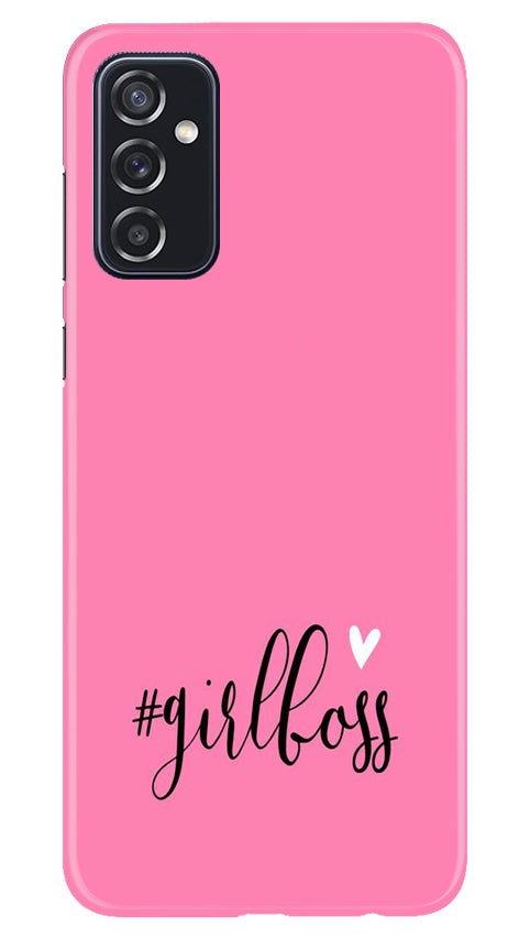 Girl Boss Pink Mobile Back Case for Samsung Galaxy M52 5G (Design - 269) Girl Boss Pink Case for Samsung Galaxy M52 5G (Design No. 269)