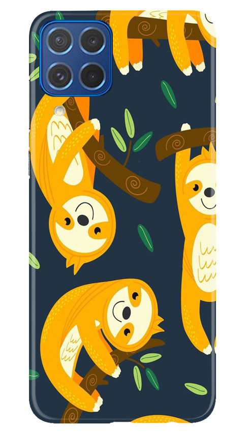 Racoon Pattern Mobile Back Case for Samsung Galaxy M62 (Design - 2) Racoon Pattern Case for Samsung Galaxy M62
