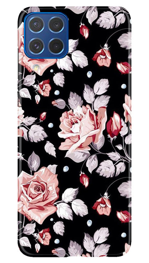 Pink rose Mobile Back Case for Samsung Galaxy M62 (Design - 12) Pink rose Case for Samsung Galaxy M62