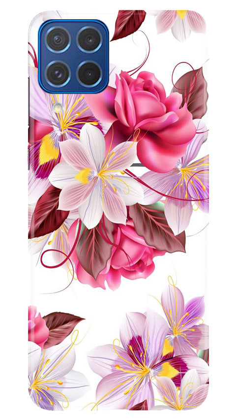 Beautiful flowers Mobile Back Case for Samsung Galaxy M62 (Design - 23) Beautiful flowers Case for Samsung Galaxy M62