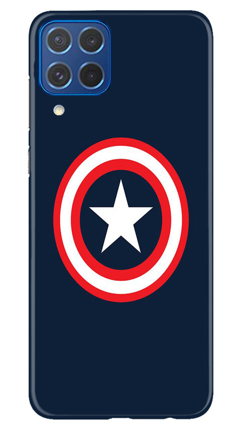 Captain America Mobile Back Case for Samsung Galaxy M62 (Design - 42) Captain America Case for Samsung Galaxy M62