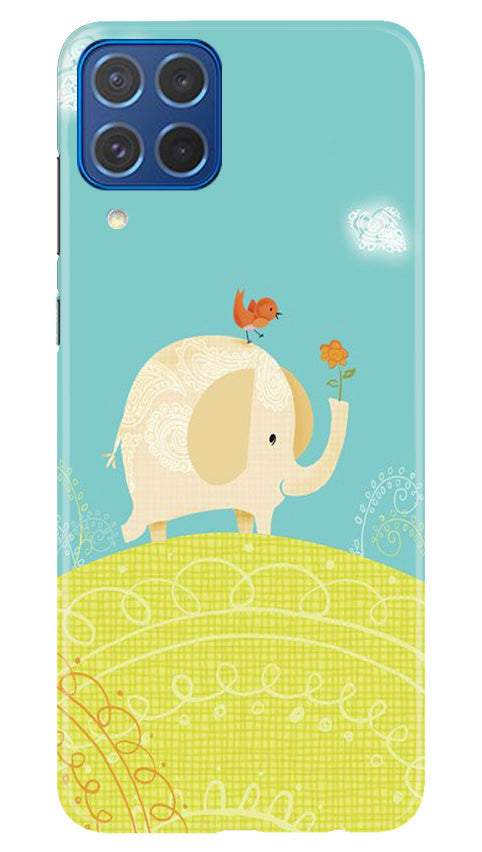 Elephant Painting Mobile Back Case for Samsung Galaxy M62 (Design - 46) Elephant Painting Case for Samsung Galaxy M62