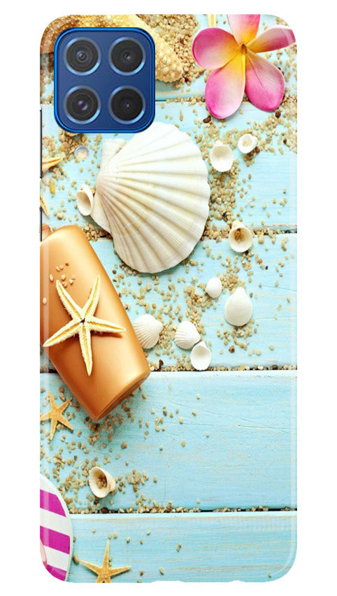 Sea Shells Mobile Back Case for Samsung Galaxy M62 (Design - 63) Sea Shells Case for Samsung Galaxy M62