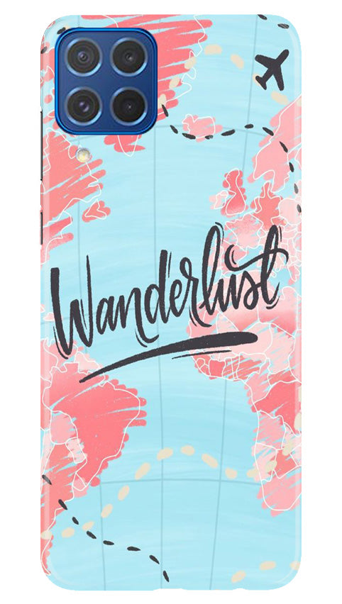 Wonderlust Travel Mobile Back Case for Samsung Galaxy M62 (Design - 192) Wonderlust Travel Case for Samsung Galaxy M62 (Design No. 192)