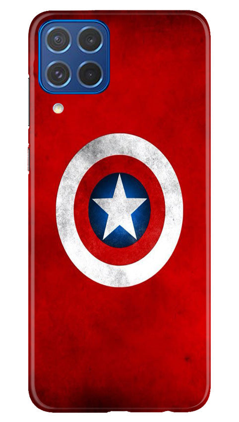 Captain America Mobile Back Case for Samsung Galaxy M62 (Design - 249) Captain America Case for Samsung Galaxy M62 (Design No. 218)