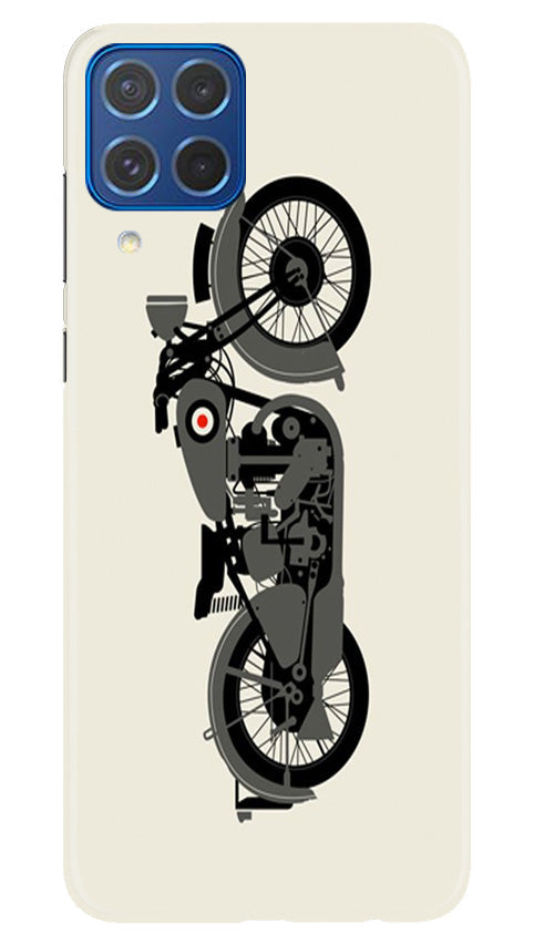 MotorCycle Mobile Back Case for Samsung Galaxy M62 (Design - 228) MotorCycle Case for Samsung Galaxy M62 (Design No. 228)