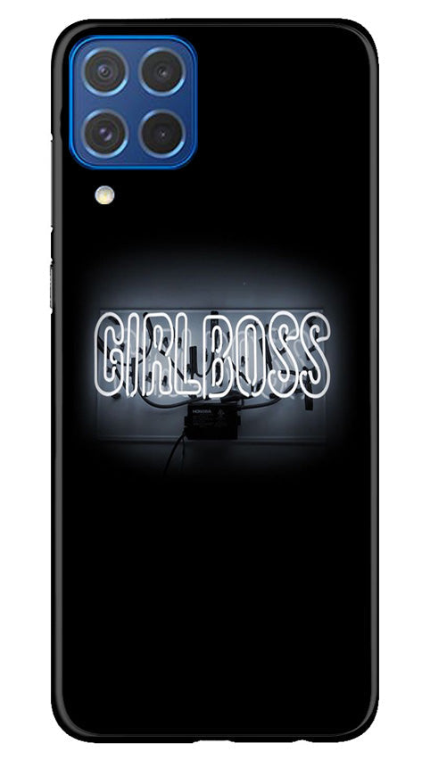 Girl Boss Black Mobile Back Case for Samsung Galaxy M62 (Design - 237) Girl Boss Black Case for Samsung Galaxy M62 (Design No. 237)
