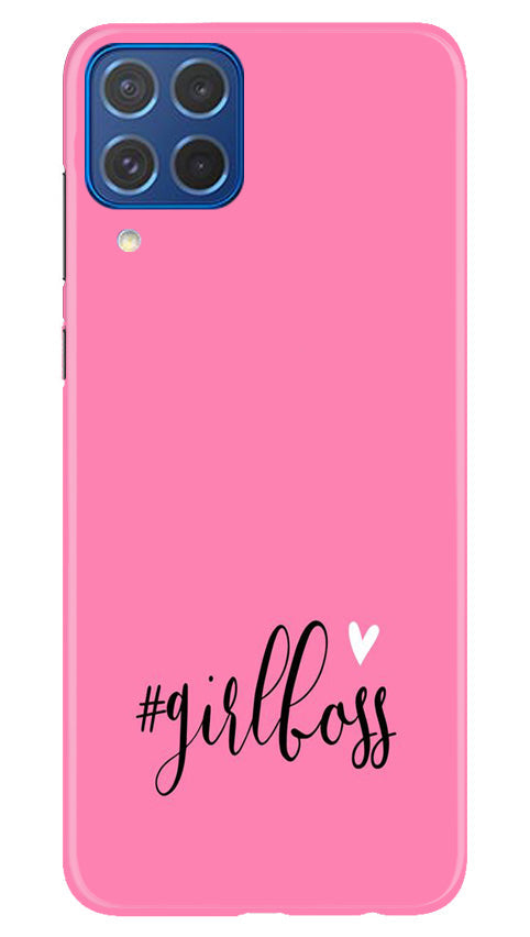 Girl Boss Pink Mobile Back Case for Samsung Galaxy M62 (Design - 238) Girl Boss Pink Case for Samsung Galaxy M62 (Design No. 238)
