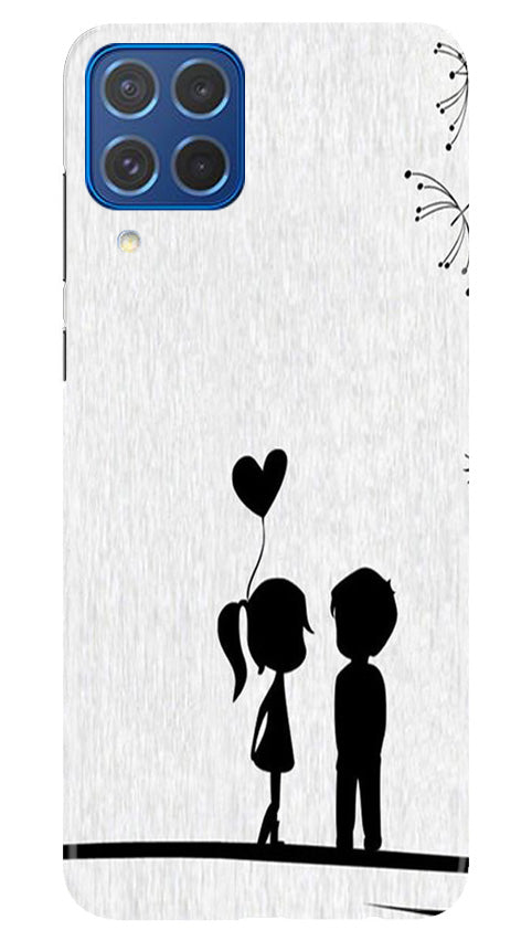 Cute Kid Couple Mobile Back Case for Samsung Galaxy M62 (Design - 252) Cute Kid Couple Case for Samsung Galaxy M62 (Design No. 252)