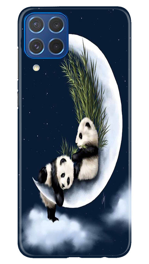 Panda Moon Mobile Back Case for Samsung Galaxy M62 (Design - 280) Panda Moon Mobile Back Case for Samsung Galaxy M62 (Design - 280)