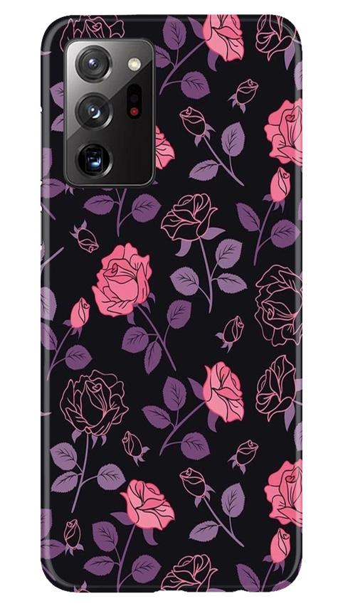 Rose Pattern Mobile Back Case for Samsung Galaxy Note 20 Ultra (Design - 2) Rose Pattern Case for Samsung Galaxy Note 20 Ultra