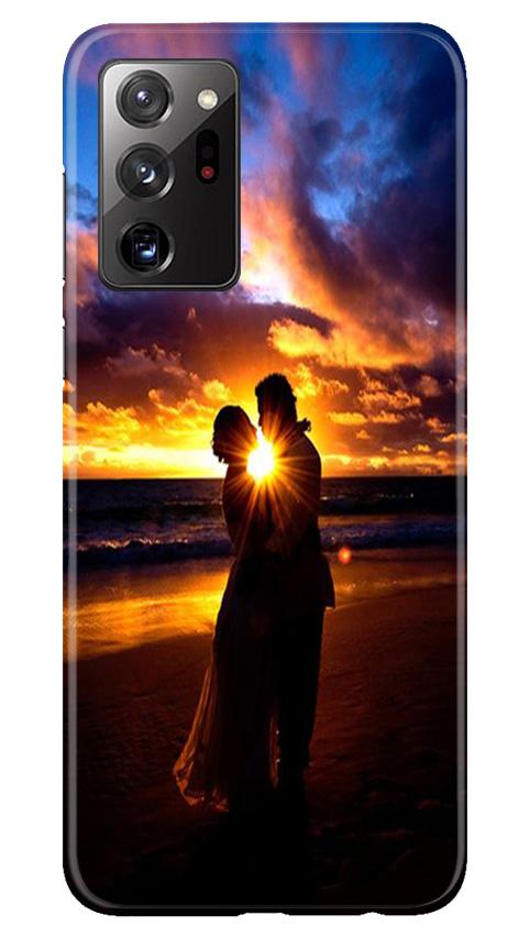 Couple Sea shore Mobile Back Case for Samsung Galaxy Note 20 (Design - 13) Couple Sea shore Case for Samsung Galaxy Note 20