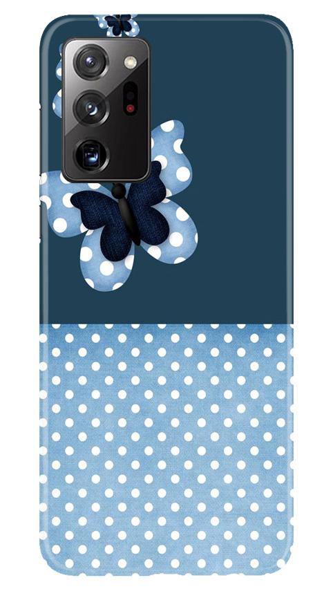 White dots Butterfly Mobile Back Case for Samsung Galaxy Note 20 (Design - 31) White dots Butterfly Case for Samsung Galaxy Note 20