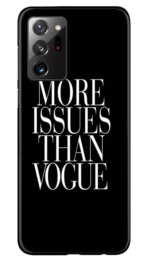 More Issues than Vague Mobile Back Case for Samsung Galaxy Note 20 Ultra (Design - 74) More Issues than Vague Case for Samsung Galaxy Note 20 Ultra