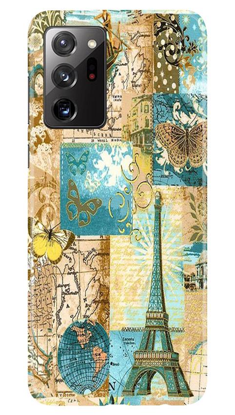 Travel Eiffel Tower Mobile Back Case for Samsung Galaxy Note 20 (Design - 206) Travel Eiffel Tower Case for Samsung Galaxy Note 20 (Design No. 206)