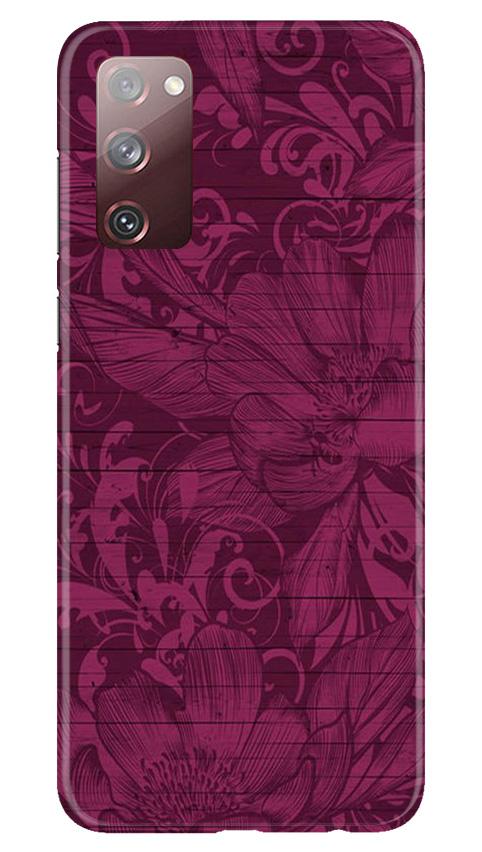 Purple Backround Mobile Back Case for Galaxy S20 FE (Design - 22) Purple Backround Case for Galaxy S20 FE