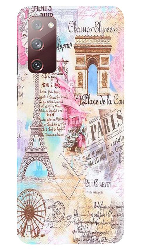 Paris Eiftel Tower Mobile Back Case for Galaxy S20 FE (Design - 54) Paris Eiftel Tower Case for Galaxy S20 FE