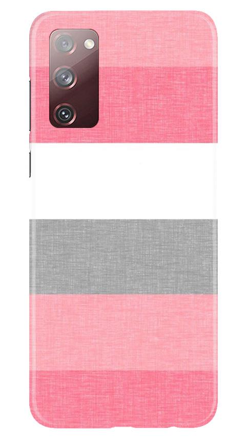 Pink white pattern Mobile Back Case for Galaxy S20 FE (Design - 55) Pink white pattern Case for Galaxy S20 FE
