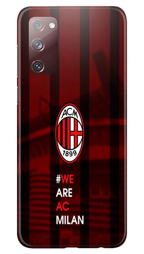 AC Milan Mobile Back Case for Samsung Galaxy S20 FE (Design - 155) AC Milan Case for Samsung Galaxy S20 FE (Design - 155)