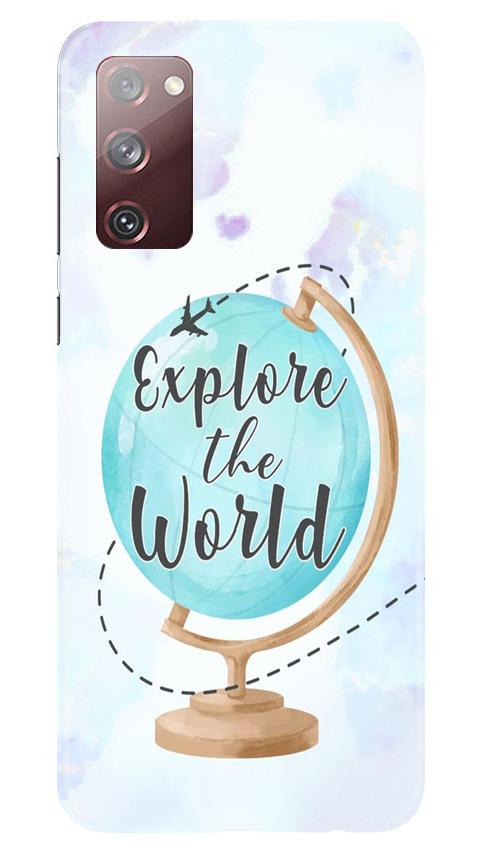 Explore the World Mobile Back Case for Galaxy S20 FE (Design - 207) Explore the World Case for Galaxy S20 FE (Design No. 207)