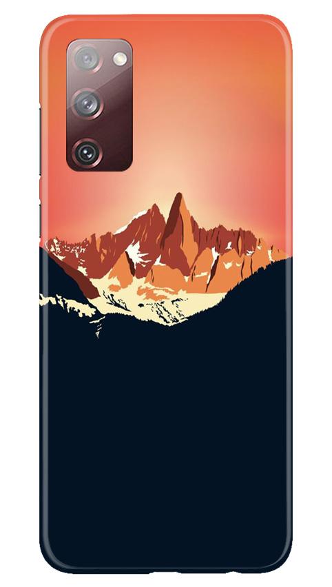 Mountains Mobile Back Case for Galaxy S20 FE (Design - 227) Mountains Case for Galaxy S20 FE (Design No. 227)