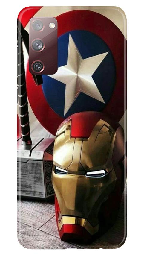 Ironman Captain America Mobile Back Case for Galaxy S20 FE (Design - 254) Ironman Captain America Case for Galaxy S20 FE (Design No. 254)