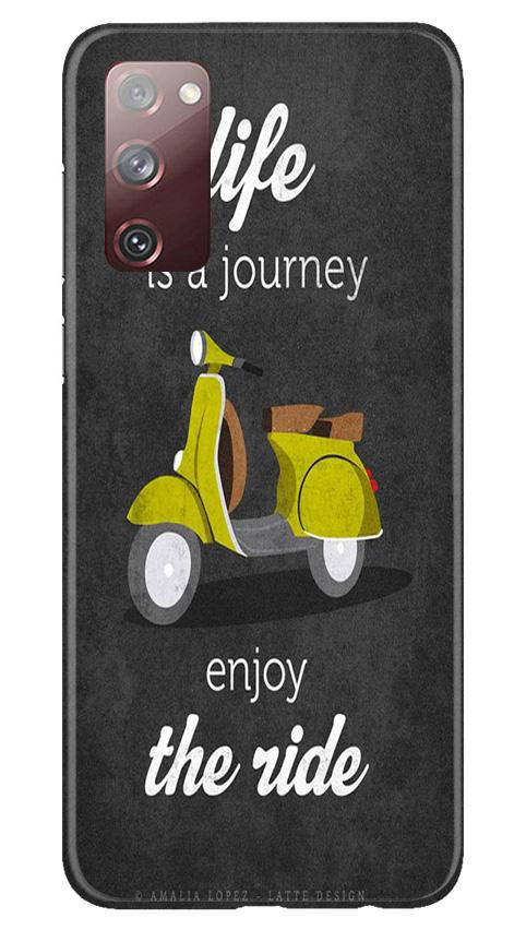 Life is a Journey Mobile Back Case for Galaxy S20 FE (Design - 261) Life is a Journey Case for Galaxy S20 FE (Design No. 261)