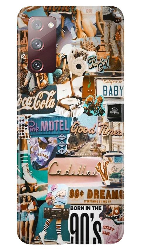 Vintage Design Mobile Back Case for Galaxy S20 FE (Design - 284) Vintage Design Case for Galaxy S20 FE (Design No. 284)
