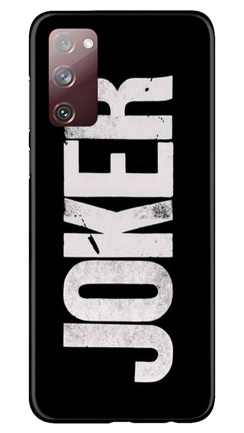 Joker Mobile Back Case for Galaxy S20 FE (Design - 327) Joker Mobile Back Case for Galaxy S20 FE (Design - 327)