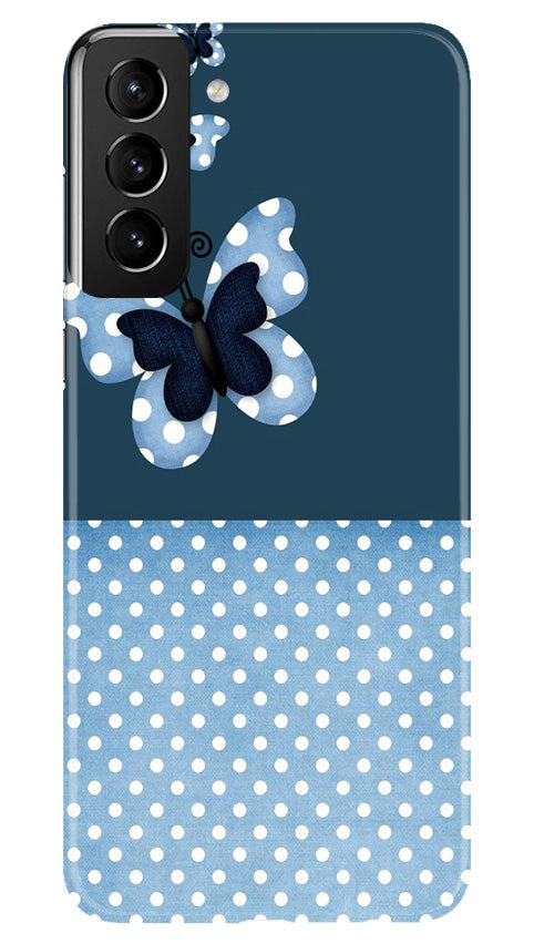 White dots Butterfly Mobile Back Case for Samsung Galaxy S22 Plus (Design - 31) White dots Butterfly Case for Samsung Galaxy S22 Plus