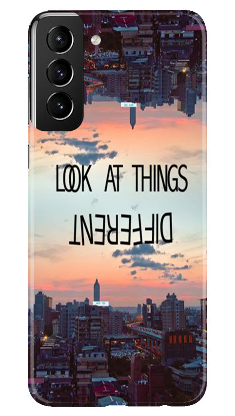 Look at things different Mobile Back Case for Samsung Galaxy S22 Plus (Design - 99) Look at things different Case for Samsung Galaxy S22 Plus