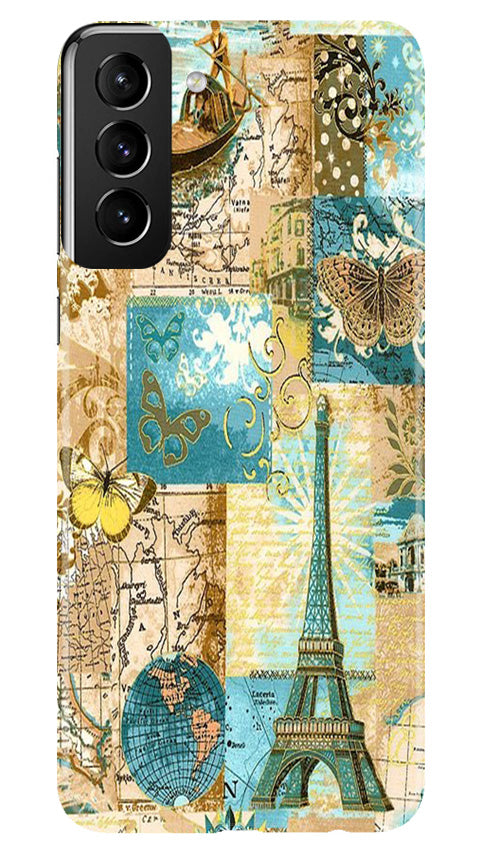 Travel Eiffel Tower Mobile Back Case for Samsung Galaxy S22 Plus (Design - 175) Travel Eiffel Tower Case for Samsung Galaxy S22 Plus (Design No. 175)