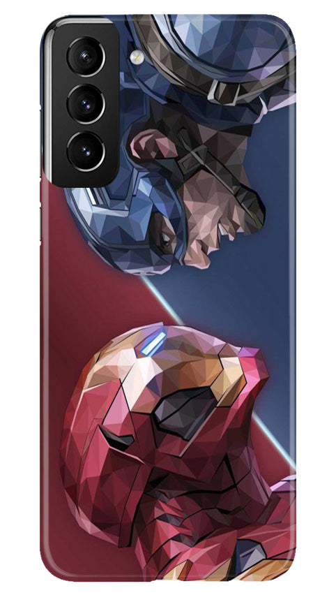 Ironman Captain America Mobile Back Case for Samsung Galaxy S22 Plus (Design - 214) Ironman Captain America Case for Samsung Galaxy S22 Plus (Design No. 214)