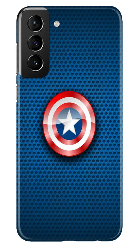 Captain America Shield Mobile Back Case for Samsung Galaxy S22 Plus (Design - 222) Captain America Shield Case for Samsung Galaxy S22 Plus (Design No. 222)