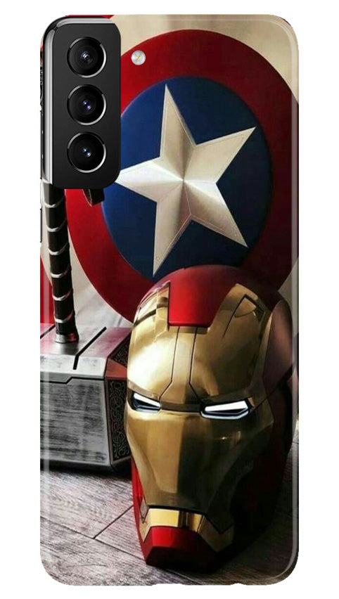 Ironman Captain America Mobile Back Case for Samsung Galaxy S22 Plus (Design - 223) Ironman Captain America Case for Samsung Galaxy S22 Plus (Design No. 223)
