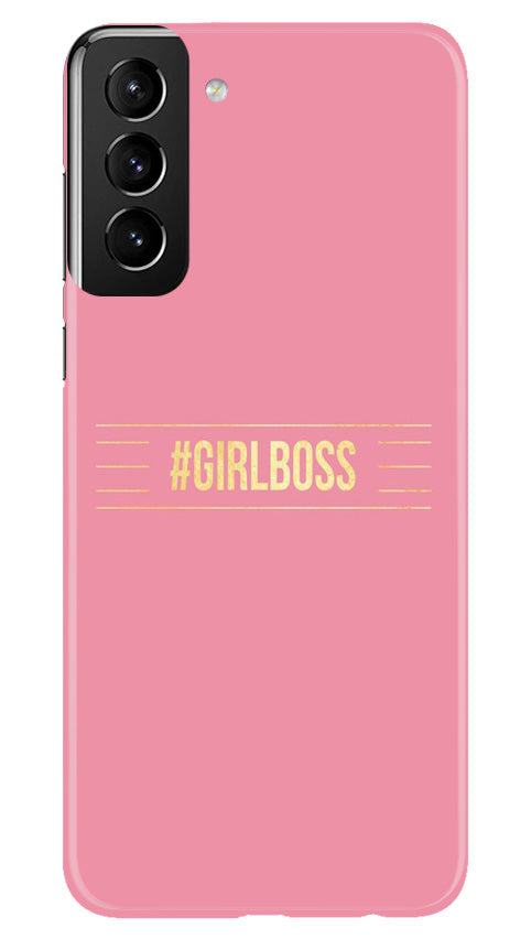 Girl Boss Pink Mobile Back Case for Samsung Galaxy S22 Plus (Design - 232) Girl Boss Pink Case for Samsung Galaxy S22 Plus (Design No. 232)