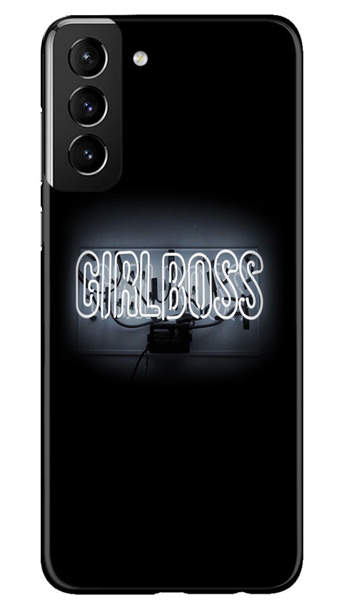Girl Boss Black Mobile Back Case for Samsung Galaxy S22 Plus (Design - 237) Girl Boss Black Case for Samsung Galaxy S22 Plus (Design No. 237)