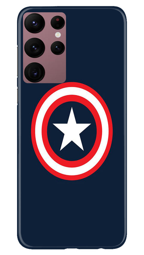 Captain America Mobile Back Case for Samsung Galaxy S22 Ultra (Design - 42) Captain America Case for Samsung Galaxy S22 Ultra