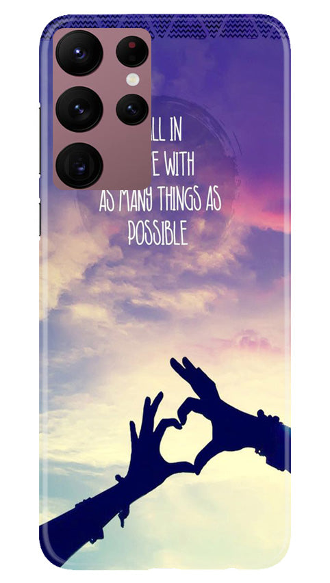 Fall in love Mobile Back Case for Samsung Galaxy S22 Ultra (Design - 50) Fall in love Case for Samsung Galaxy S22 Ultra
