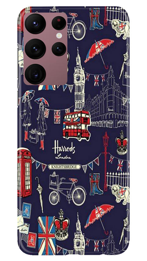 Love London Mobile Back Case for Samsung Galaxy S22 Ultra (Design - 75) Love London Case for Samsung Galaxy S22 Ultra
