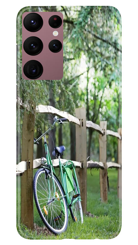 Bicycle Mobile Back Case for Samsung Galaxy S22 Ultra (Design - 177) Bicycle Case for Samsung Galaxy S22 Ultra (Design No. 177)