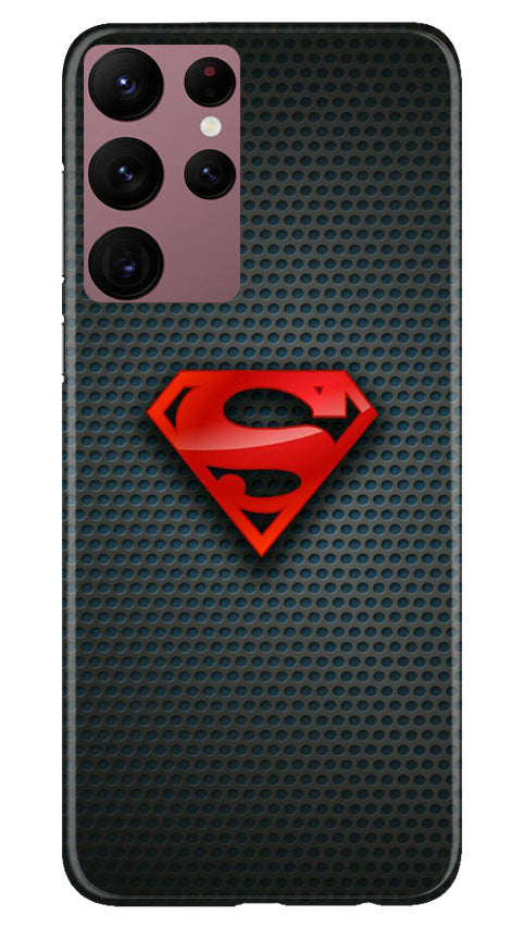 Superman Mobile Back Case for Samsung Galaxy S22 Ultra (Design - 216) Superman Case for Samsung Galaxy S22 Ultra (Design No. 216)