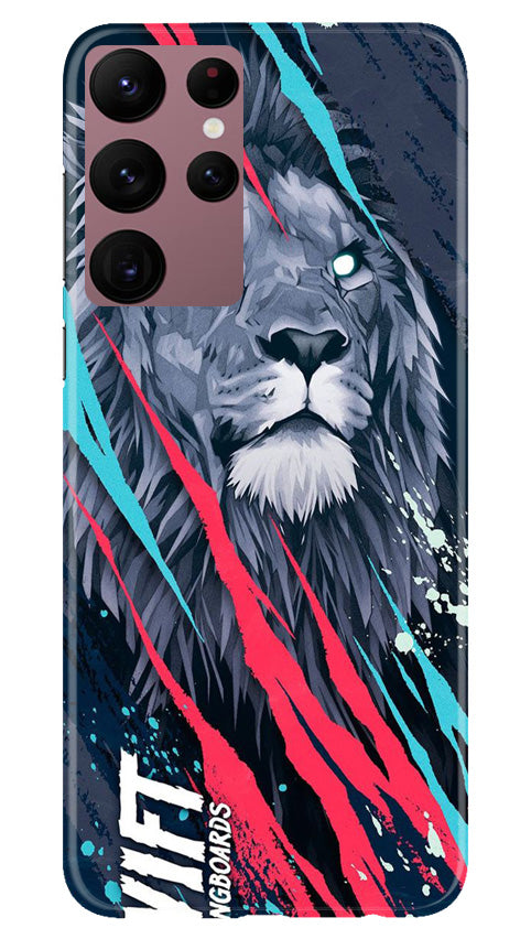 Lion Mobile Back Case for Samsung Galaxy S22 Ultra (Design - 247) Lion Case for Samsung Galaxy S22 Ultra (Design No. 247)